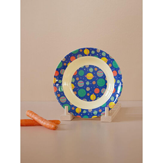 Rice Melamin Çocuk Çukur Tabak - Galaksi