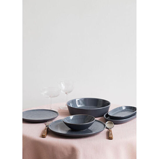 The Mia Noon Salata Kasesi Gri 23x6 Cm