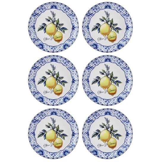 The Mia Odore Di Limone Servis Tabağı 6lı Set 26 Cm Odl003