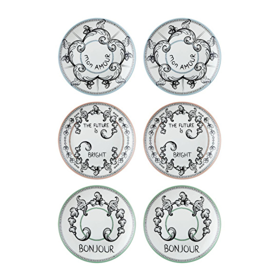 The Mia Bonjour Pasta Tabağı 6 Kişilik