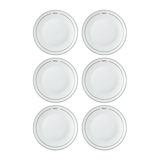 The Mia Round Pasta Tabağı 6 Kişilik