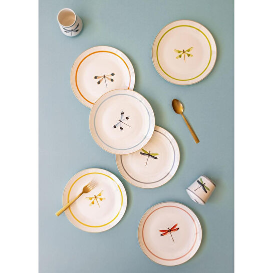 The Mia Dragonfly Pasta Tabağı 6 Kişilik