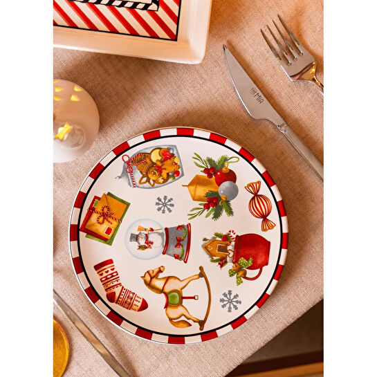 The Mia Globe Pasta Tabağı 6 Lı Set 19 Cm New028