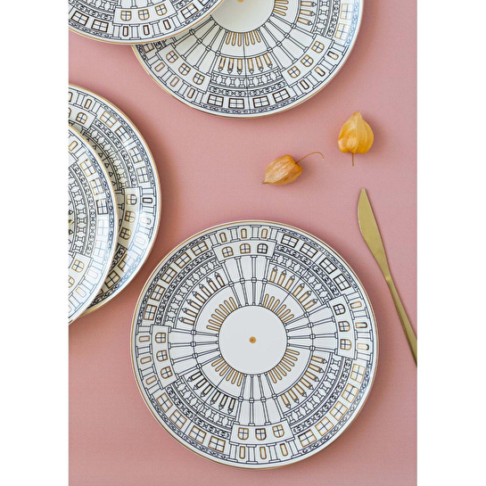 The Mia Citta Servis Tabağı 6 Kişilik