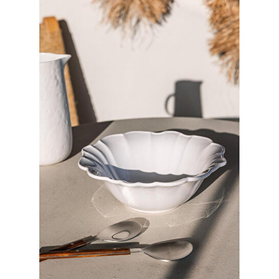 The Mia Grande Salata Kasesi Beyaz 28x10 Cm Grd0010