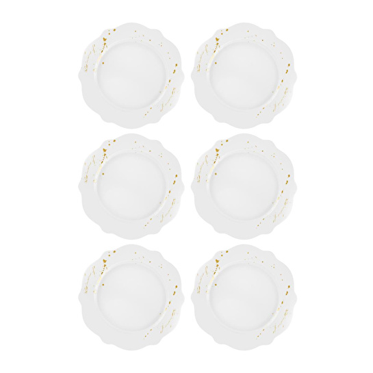 The Mia Splash Servis Tabağı 6 Parça 27 Cm