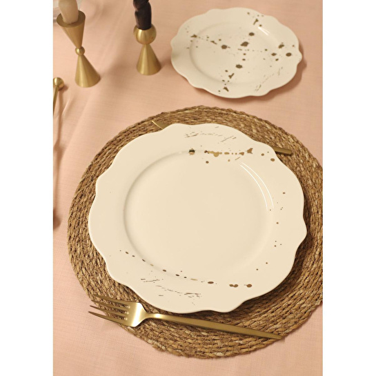 The Mia Splash Servis Tabağı 6 Parça 27 Cm