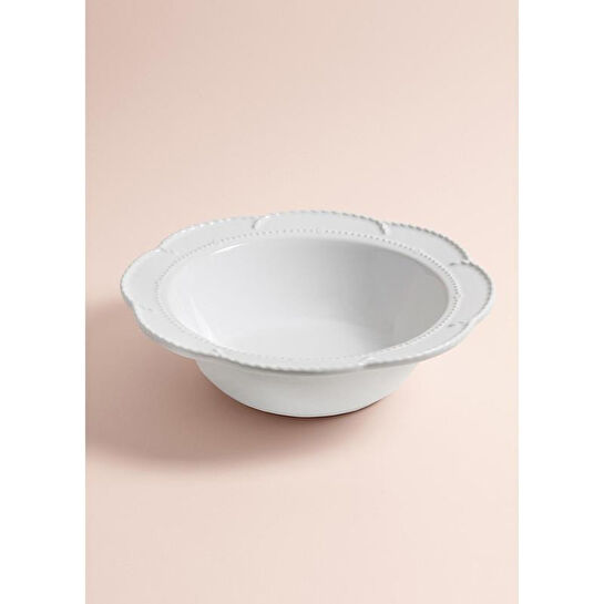 The Mia Grande Salata Kasesi Beyaz 31x9 Cm Grd0015