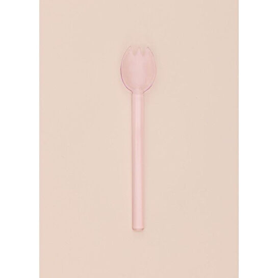 The Mia Abiete Dondurma Ve Tatlı Kaşığı Pembe 6lı Set