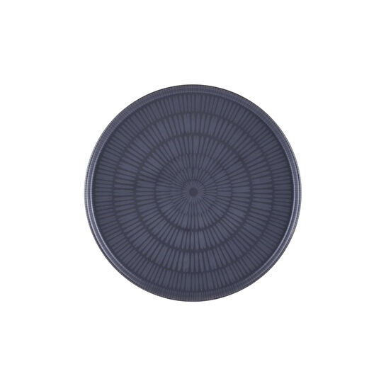 The Mia Noon Servis Tabağı 6lı Set Gri 26 Cm