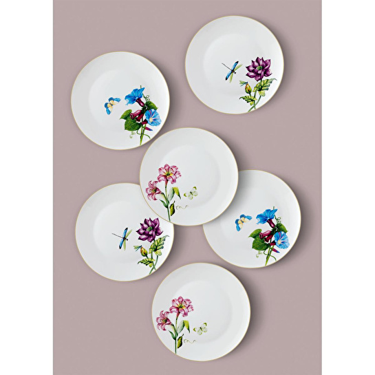 The Mia Blomma Servis Tabağı 6 Kişilik