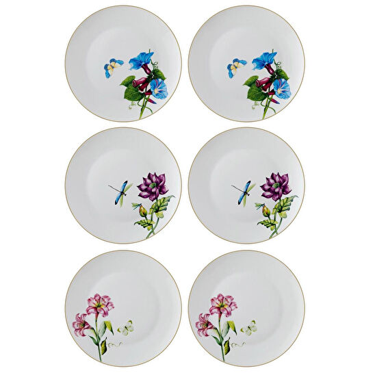 The Mia Blomma Servis Tabağı 6 Kişilik