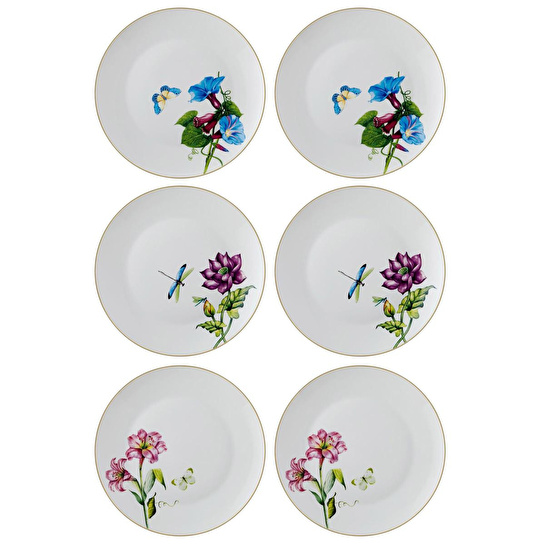 The Mia Blomma Servis Tabağı 6 Kişilik