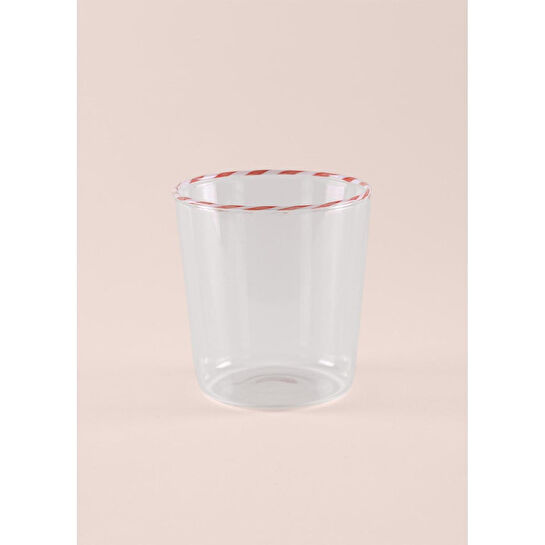 The Mia Borosilikat Su Bardağı Kırmızı 320 Ml Brd0130