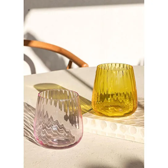 The Mia Cam Su Bardağı Sarı 450 Ml Brd0129