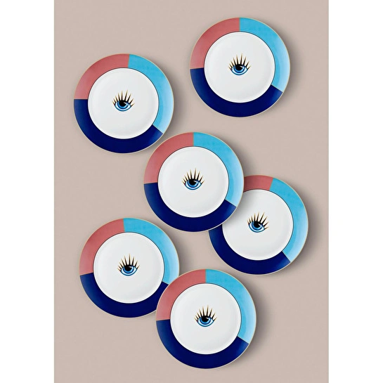 The Mia Eye Servis Tabağı 6 Kişilik