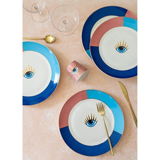 The Mia Eye Servis Tabağı 6 Kişilik