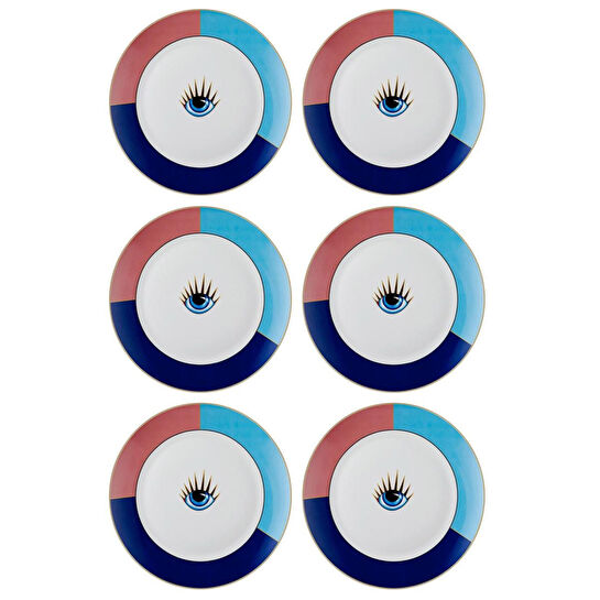 The Mia Eye Servis Tabağı 6 Kişilik