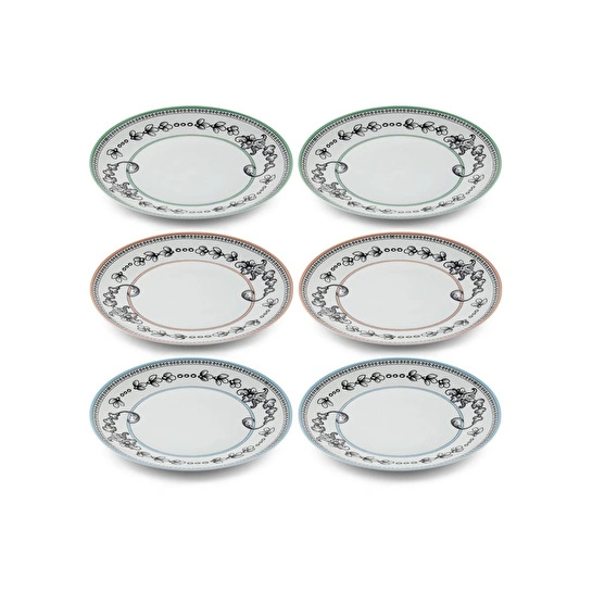 The Mia Bonjour Servis Tabağı 6 Kişilik