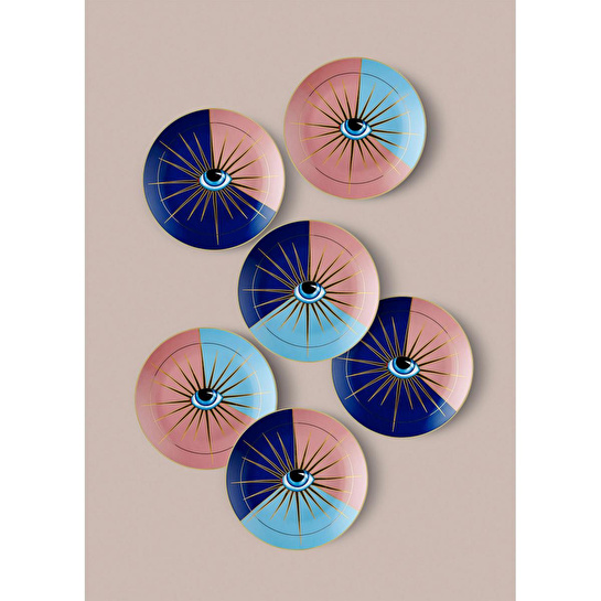 The Mia Eye Pasta Tabağı 6 Kişilik