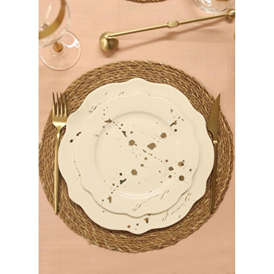 The Mia Splash Pasta Tabağı 6 Parça 21 Cm