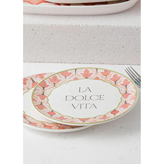 The Mia Dolce Vita Pasta Tabağı 6lı Set 19 Cm Dvt0001