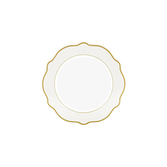 The Mia Jaswely Pasta Tabağı 6 Parça Beyaz 21 Cm