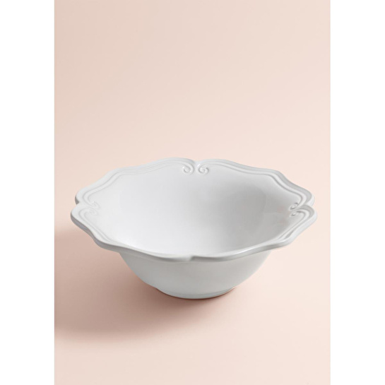 The Mia Grande Salata Kasesi Beyaz 29x10 Cm Grd0018