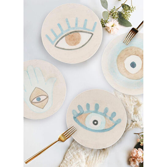 The Mia Amulet Pasta Tabağı 6lı Set - 19 Cm