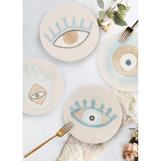 The Mia Amulet Pasta Tabağı 6lı Set - 19 Cm