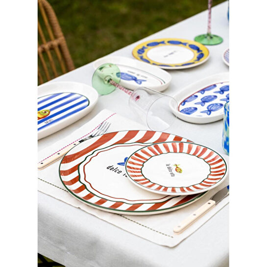 The Mia Fish Servis Tabağı 30 Cm