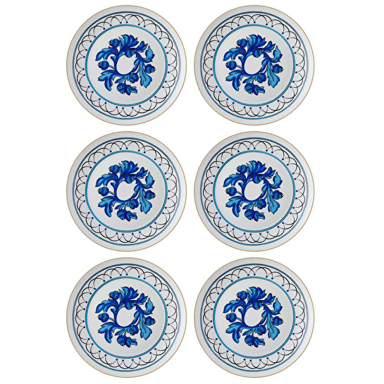 The Mia Azul Servis Tabağı 6 Kişilik