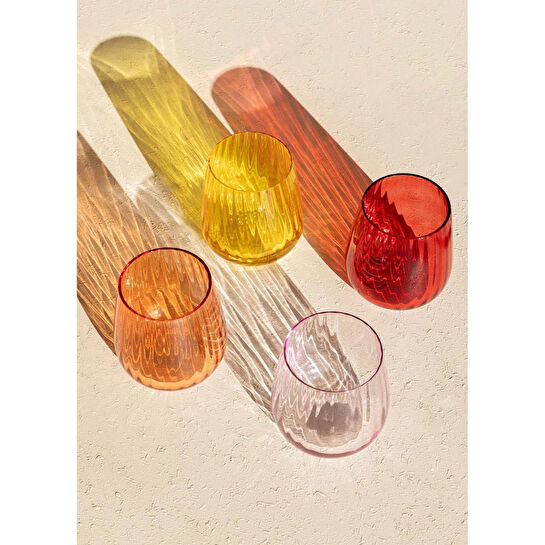 The Mia Cam Su Bardağı Pembe 450 Ml Brd0128