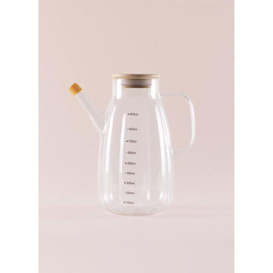 The Mia Bamboo Cam Zeytinyağı Şişesi 900 Cc Sse0040