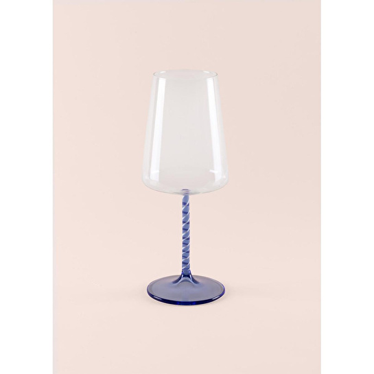 The Mia Edera Şarap Kadehi Mavi 500 Ml