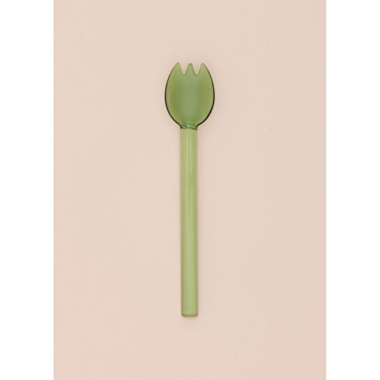 The Mia Abiete Dondurma Ve Tatlı Kaşığı Yeşil 6lı Set