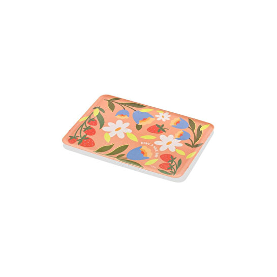 The Mia Spring Kaydırmaz Tepsi Pembe 29x20 Cm