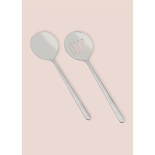 The Mia Giallo Servis Seti Gümüş 2 Parça