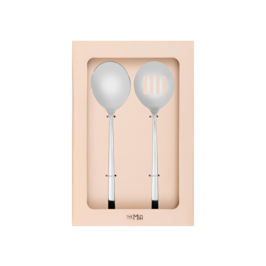 The Mia Giallo Servis Seti Gümüş 2 Parça