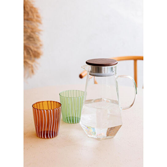 The Mia Line Su Bardağı Amber 320 Ml