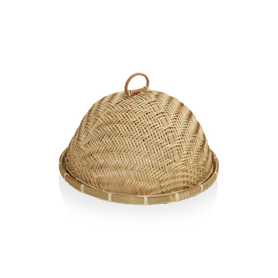 The Mia Bambu Yuvarlak Tepsi 39x39x23 Cm