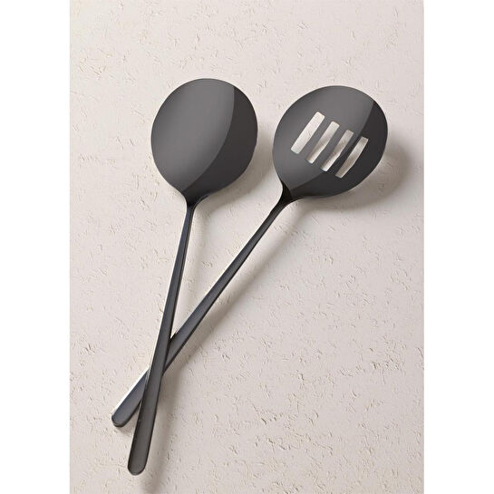 The Mia Giallo Servis Seti Siyah 2 Parça