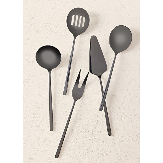 The Mia Giallo Servis Seti Siyah 5 Parça