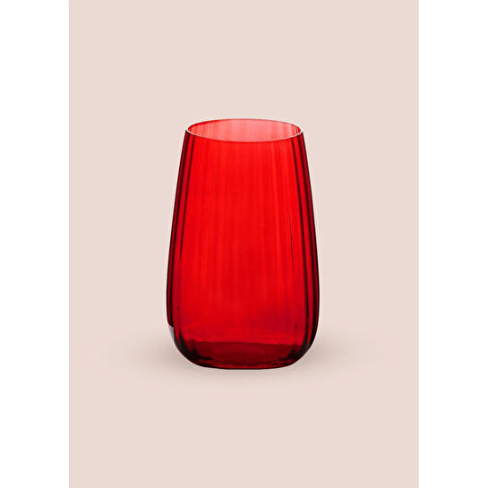 The Mia Cam Su Bardağı Kırmızı 600 Ml Brd0122