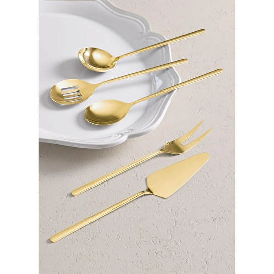 The Mia Giallo Servis Seti Gold 5 Parça