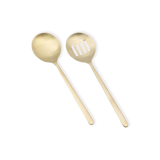 The Mia Giallo Servis Seti Şampanya Gold 2 Parça