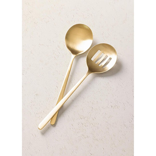 The Mia Giallo Servis Seti Şampanya Gold 2 Parça