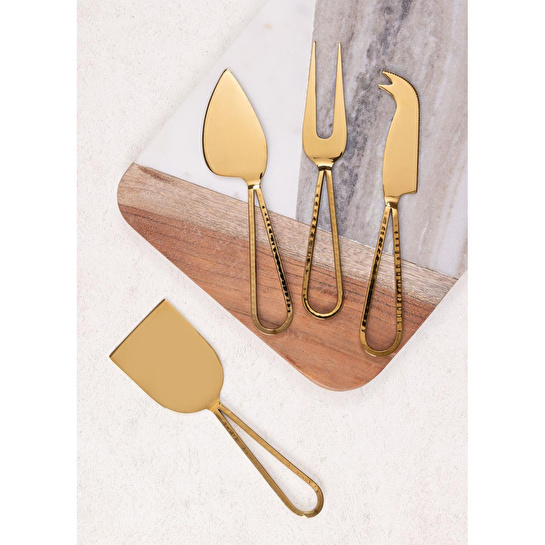 The Mia Stillo Peynir Servis Takımı 4 Parça