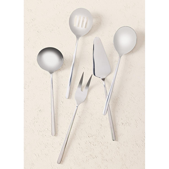 The Mia Giallo Servis Seti Gümüş 5 Parça