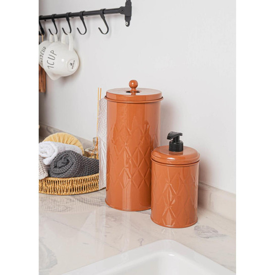 The Mia Prizma Sıvı Sabunluk Terracota 500 Ml